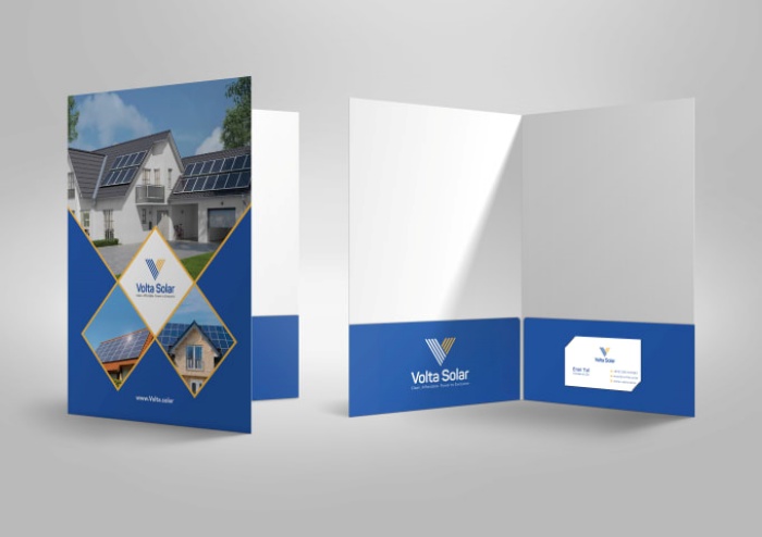 Mẫu Bìa Sơ Mi ( Folder) Ngành Bất Động Sản - 01