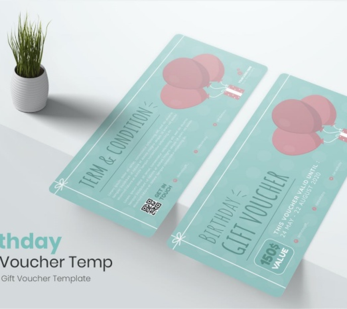 Mẫu Phiếu Quà Tặng - Gift Voucher Sinh Nhật