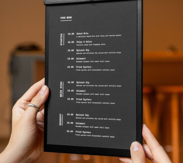 Mẫu Menu - 03