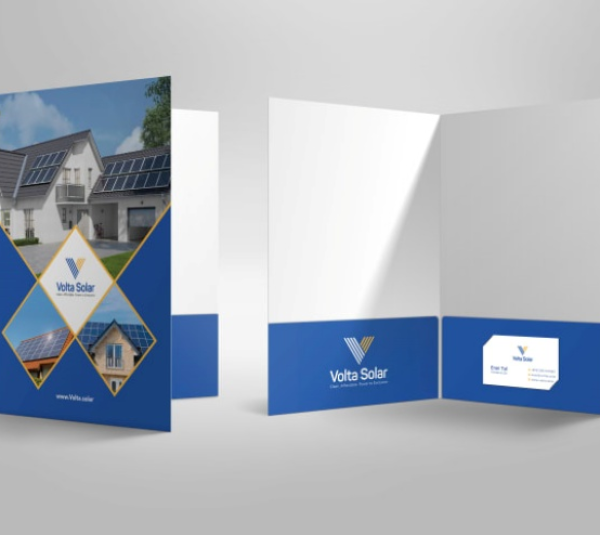 Mẫu Bìa Sơ Mi ( Folder) Ngành Bất Động Sản - 01