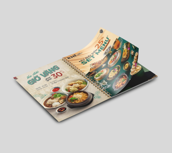 Menu dạng cuốn