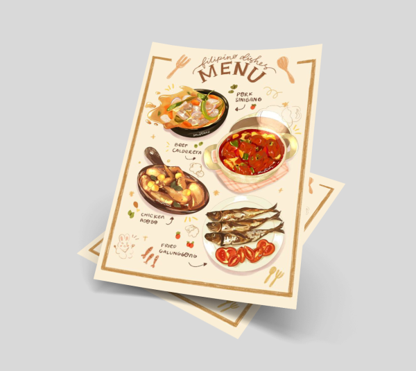 Menu tờ rời