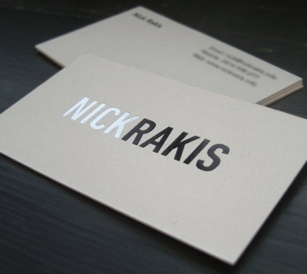 Name Card Ép Kim